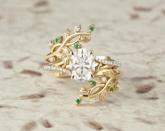 Vintage moissaniet verlovingsring – halo-ontwerp met verborgen details – briljantgeslepen steen