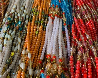 Wholesale crystal waist beads