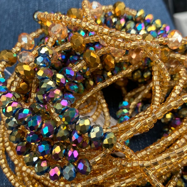 Wholesale crystal waist beads