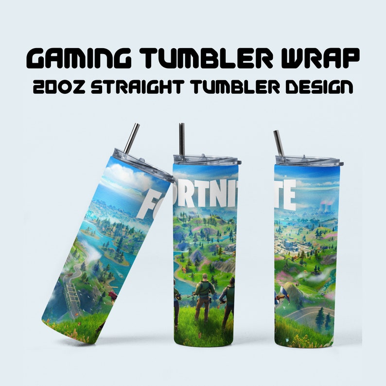 Gaming Sublimation Wrap Gaming Tumbler Wrap PNG File Etsy