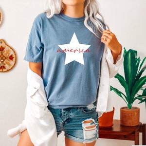 America Shirt: Patriotic Comfort Colors 4th of July Tee