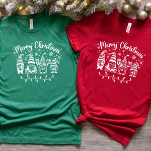 Merry Christmas Gnome T-Shirt: Funny Xmas Party Tee