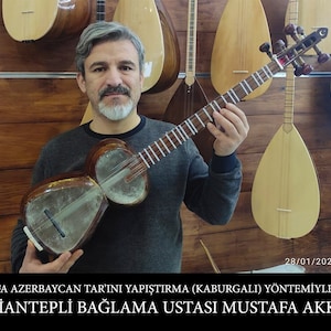 Professional Azerbaijan Musical İnstrument, Handmade Tor / Tar, Folk Music Instrument, Cultural Heritage,  Turkish Baglamas,  Bouzouki Mus