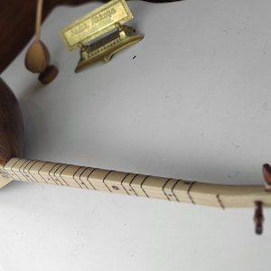 Baglama di gelso a foglia, Baglama turco, Saz artigianale, Saz a collo corto, Saz di gelso a foglia, melodie per archi