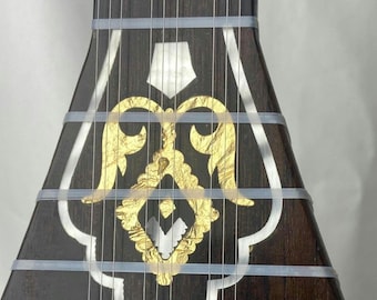 Professional Azerbaijani Ashik Saz, Handcrafted Mulberry Wood Kara Saz, Traditional Folk String Instrument