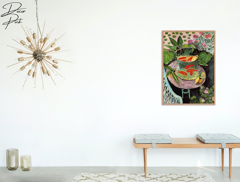 The Goldfish Painting by Henri Matisse Fish Bowl Painting Etsy