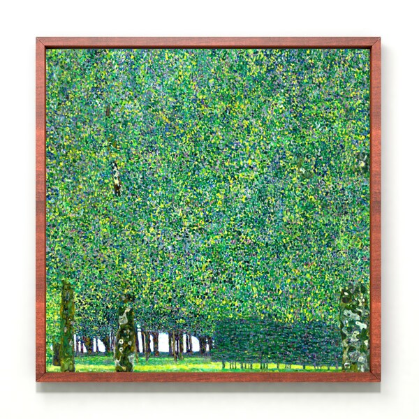 The Park Painting by Gustav Klimt, Landscape Art, Flowers Painting, Impressionist Landscape Print, Giclée Art Print, Printable Flowers | 111