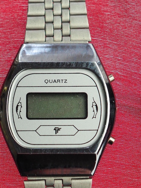 Remex Lcd Quartz Men s Watch Not Running Etsy Australia