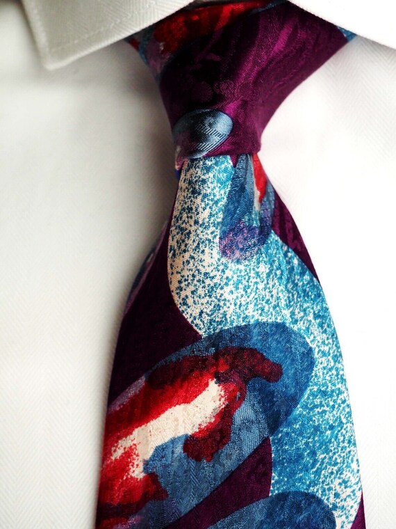 Pierre Cardin Silk Tie Paris NEW length 58 inch width 4 inch Magical Abstract
