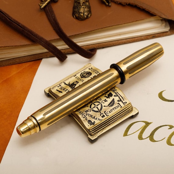 インクホルダー カリグラフィー 真鍮 ブロンズ フランスアンティーク