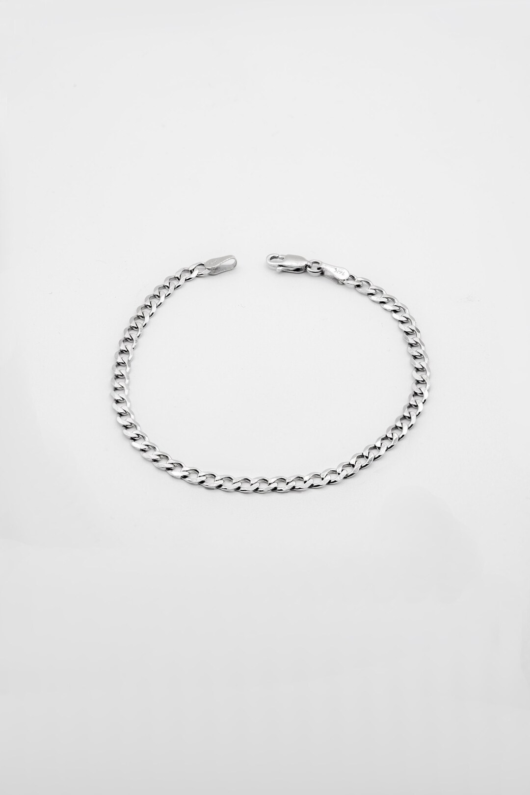 Man 14k Gold Bracelet,14k Solid Gold Mens Bracelets,gift for Him,unisex Gold Bracelets,14k Solid