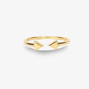 Arrow 14k Gold Ring,Minimalist Joint Ring,Thin Ring,Dainty Minimalist Ring,Stacking Ring,Gift For her,Fine Jewelry,Gift For Woman