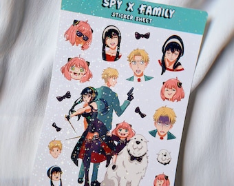Spying Family Members - Sticker Sheet