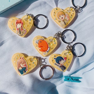 Devil Puppy Chainsaw Resin Keychain Charms
