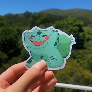 Pocket Monster Stickers - Green Bulb Forest Animal (1st generation)