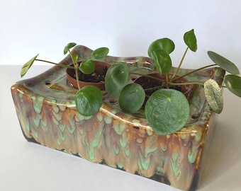 Vintage Ceramic Plant Pot, Candle Holder