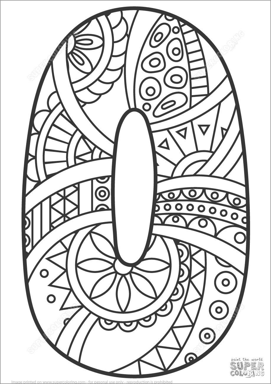 Printable Numbers Colouring Book - Etsy