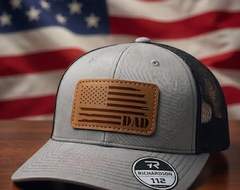 Custom Freedom Leather Patch Hat, personalized 4th of July cap, America 1776 2026 Anniversary Trucker Cap, Patriotic Hat, Gift For Him
