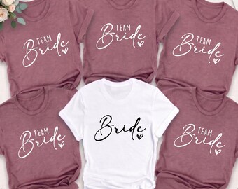 Bachelorette Party Shirts, Matching Bride Tribe Tee, Wedding Squad Tops, Bridal Shower Gift For Her, Hen Night Clothing, Future Mrs Apparel