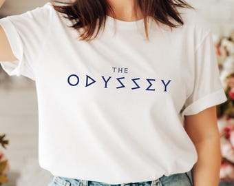 The Odyssey Shirt, Epic Adventure Tee, Movie Poster Style Tshirt, Cinematic Typography Print, Film Buff Gift, Classic Story Lover Present