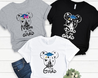 Custom Family Grad Shirt,Disney Graduation Shirt,Minnie Mickey Graduation Tee,Graduation Trip Shirt,Class of 2026 Tee,Group Graduation Shirt