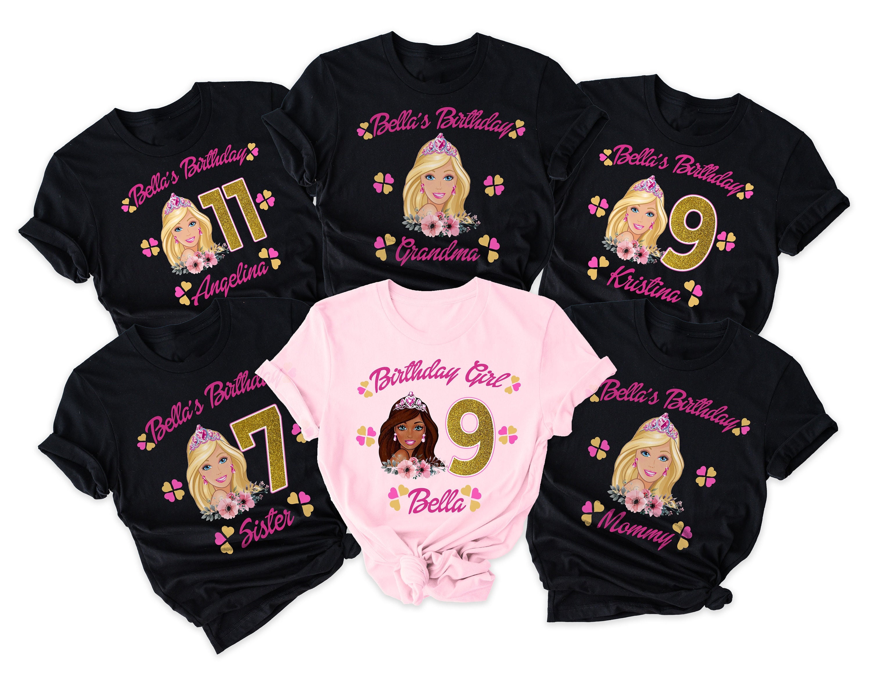Personalized Birthday Girl Shirt Custom Birthday Girl Shirt image