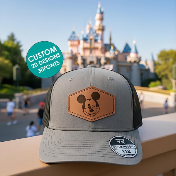 Mickey Mouse Hat, Disney Matching Hat, Daddy Son Cap, Men Disneyland Hat, Disney Ball Cap, Disney Hat for Dads, Minnie Mouse Trucker Hat