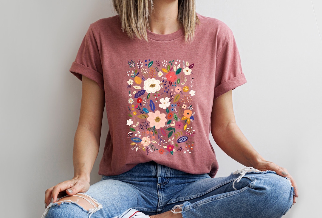 Springfield T-Shirt Donna Wild Flowers – Girocollo – Cotone - 3