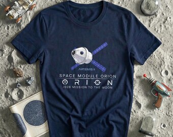 Artemis II Orion Space Shirt, Moon Mission 2026 Tee, Space Capsule Graphic, NASA Inspired Astronaut Gift, Unisex Tshirt
