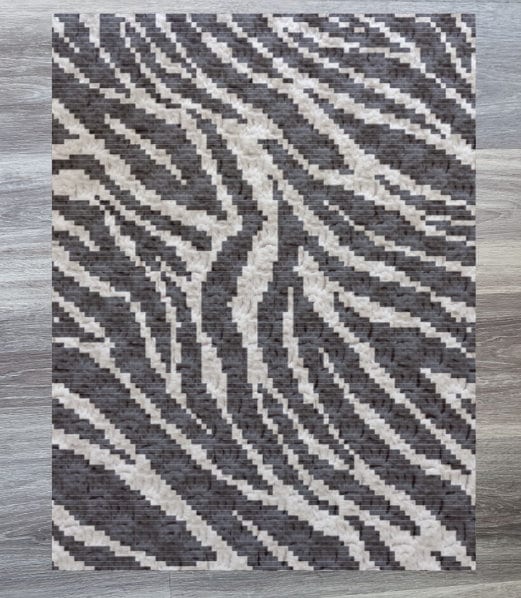 30 Zebra Crochet Patterns for Amigurumi, Blankets, Nursery Decor, and Handmade Gifts 28 Zebra C2C Animal Print Afghan Pattern