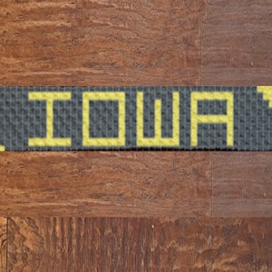 Iowa Scarf Crochet **Pattern ONLY** C2C, Tapestry