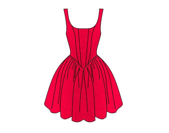 Corset Dress Pattern Scarlett, Graduation Prom Dress Sewing Pattern PDF,  Mini Summer Dress Pattern for Women - Instant Download, XS - XXXL - Etsy  Israel