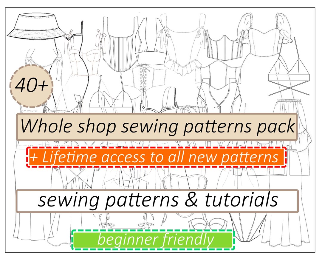 76 Patterns: Corset Pattern, Crop Top Pattern, Bustier Pattern ...