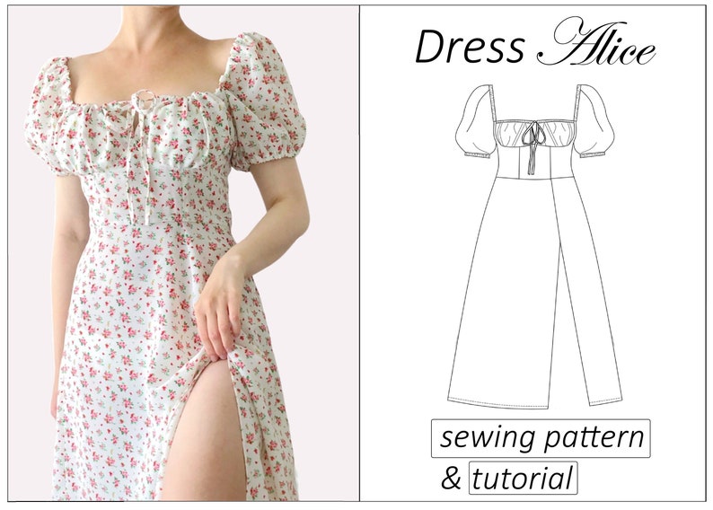 milkmaid dress pattern