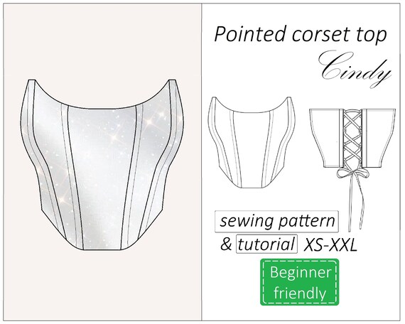 Underbust Corset Sewing Pattern PDF Corset Belt Pattern Corset Pattern  Corset Top Pattern Sewing Pattern for Women PDF S XL -  Canada