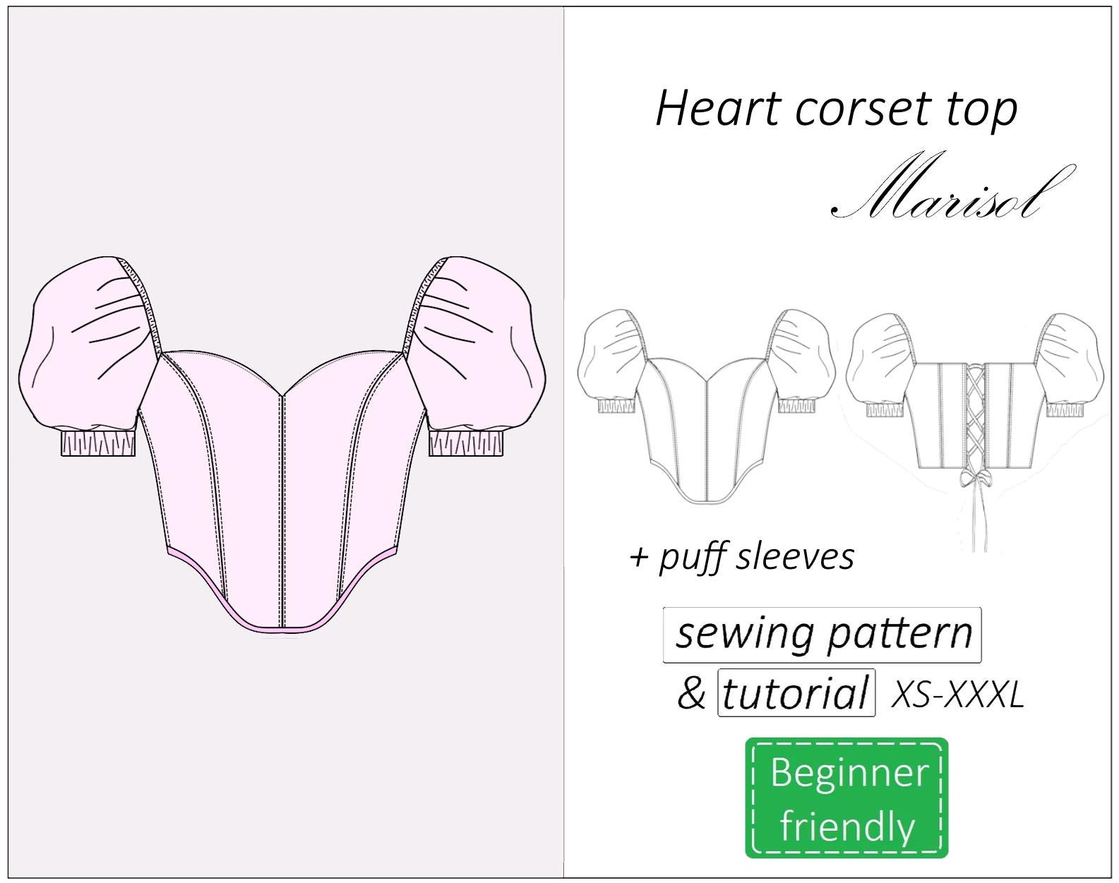 puff sleeve bustier