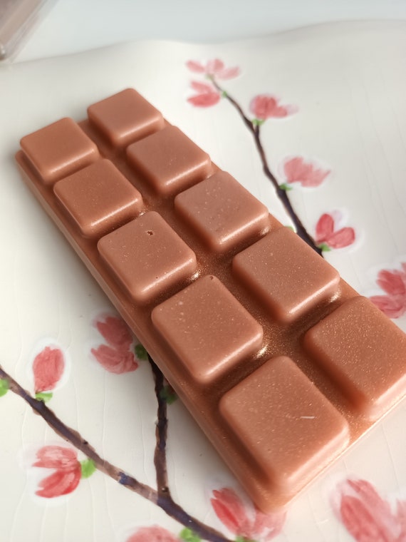 Caramel Fudge Wax Melt Snap Bar Hand Poured with Soy Wax, Vegan Home Gift