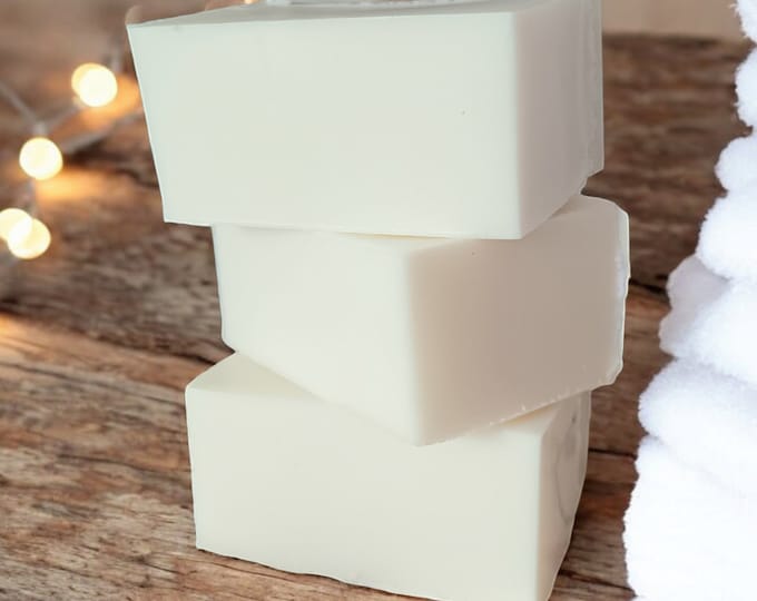Clean Cotton Scented Goats Milk Soap: Shea Butter Artisan Soap