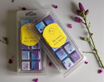 Heather Wax Melt, Coconut & Rapeseed Wax Bar, Vegan Home Fragrance