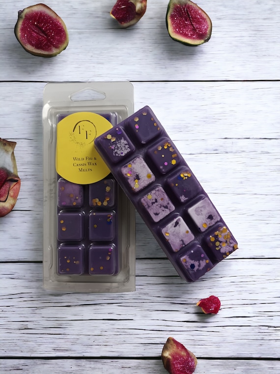 Wild Fig & Cassis Wax Melt: Hand Poured, Vegan