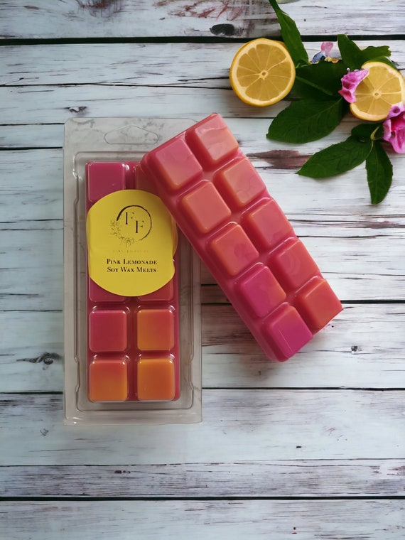 Pink Lemonade Soy Wax Melt Snap Bar: Vegan Home Fragrance