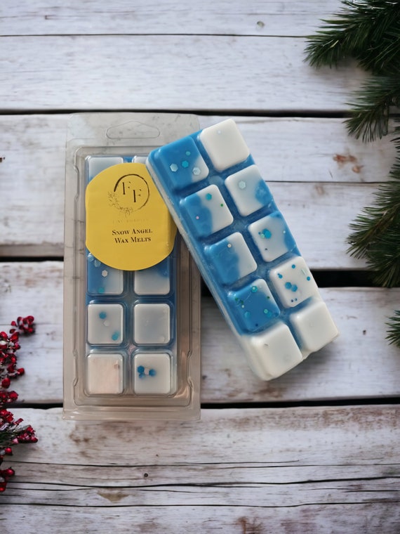 Snow Angel Wax Melt Snap Bar: Hand Poured Coconut Rapeseed Wax, Bubblegum Scent