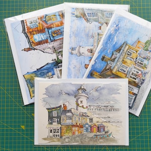 Weihnachten Southwold, Suffolk UK. Original L.E. Postkarten Sammlung