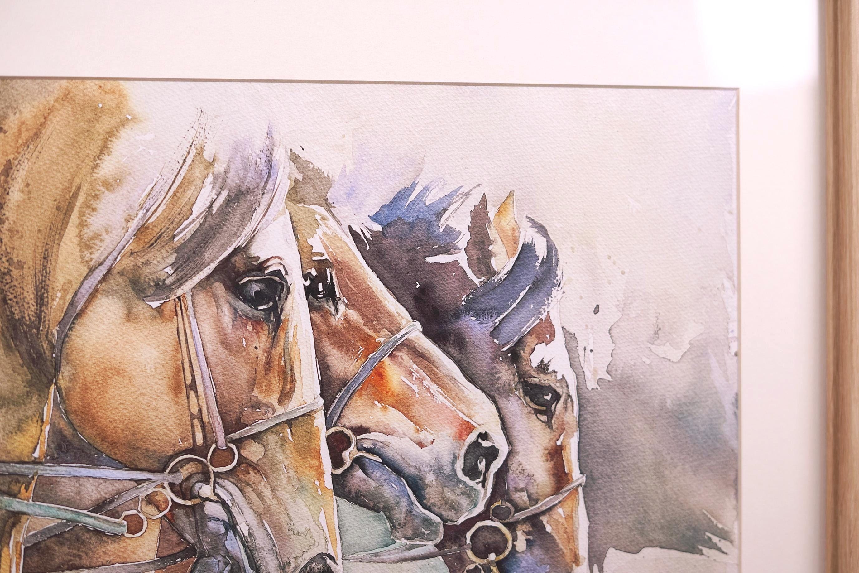 競馬。額入り限定版プリント - Etsy 日本