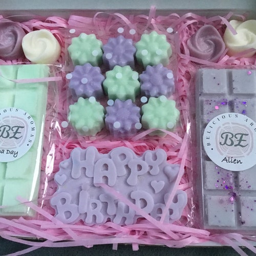 Happy Birthday Wax Melt Gift Set Letterbox Gift Ideas Home Etsy UK