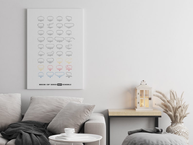 Nascar 2024 Calendar Nascar 2024 Schedule Racing Calendar Racing Poster