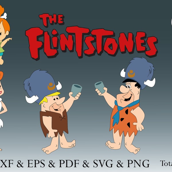 Flintstones Png Clipart - Etsy