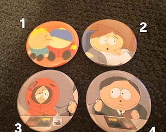 South Park button pins