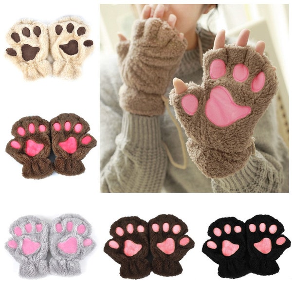 Cat Gloves Etsy