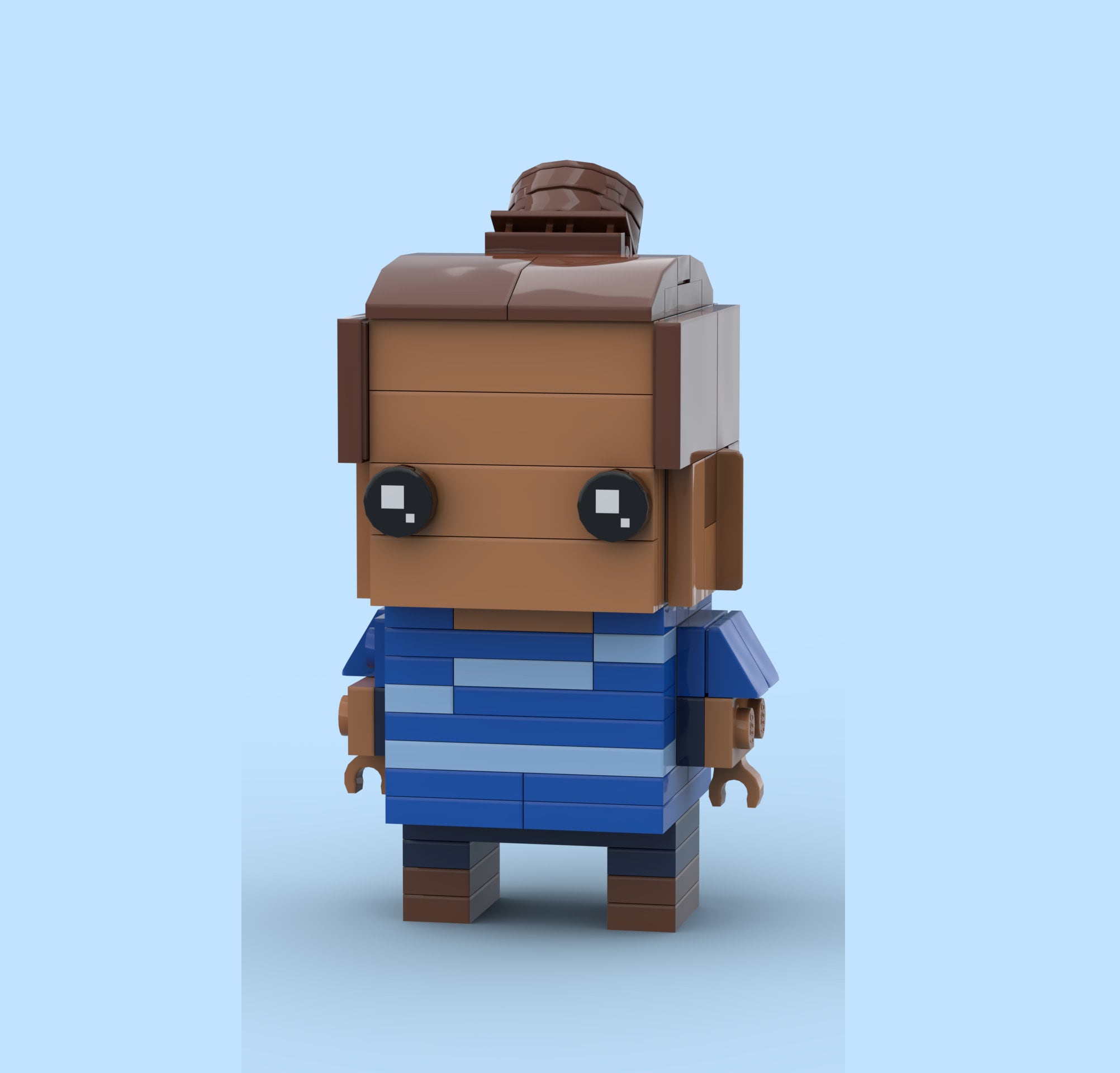 Lego Avatar the Last Airbender Custom Brickheadz Figures: Aang